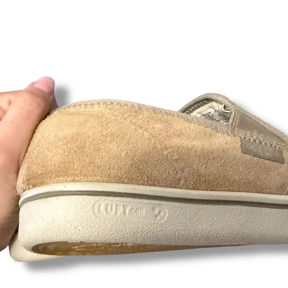 Keen Eldon Harvest Slip On Suede Leather Shoes Mens Size 9.5 EU 42.5 Tan 1026839
